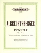 Albrechtsberger Konzert B-Dur Altposaune Klavier
