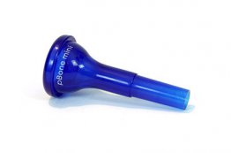 Pbone mini Altposaunen-Mundstück blau