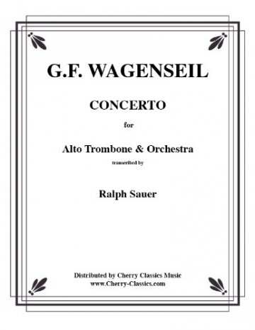 Wagenseil Konzert für Altposaune und Orchester